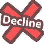 Decline Emoji